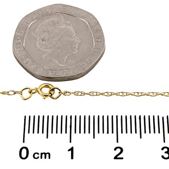 9ct gold 1.8g 20 inch Locket with chain